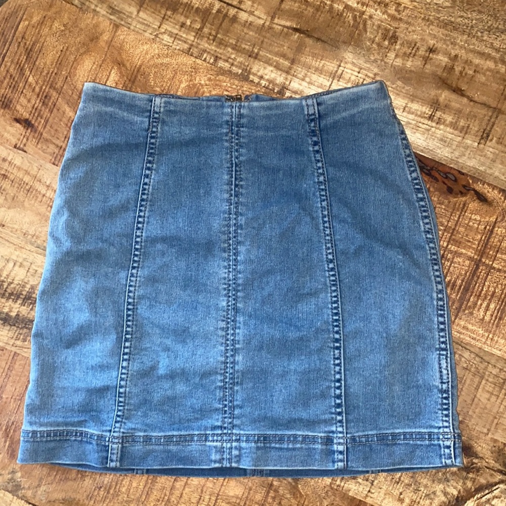 Free People Denim Skirt